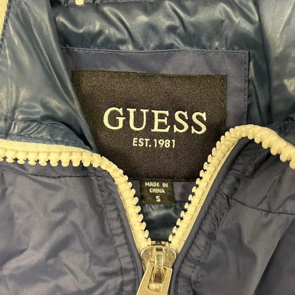 y2k vintage guess two tone windbreaker jacket